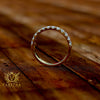 0.7ct Brilliant Diamond Half Eternity 14k Gold Band - 01MY01